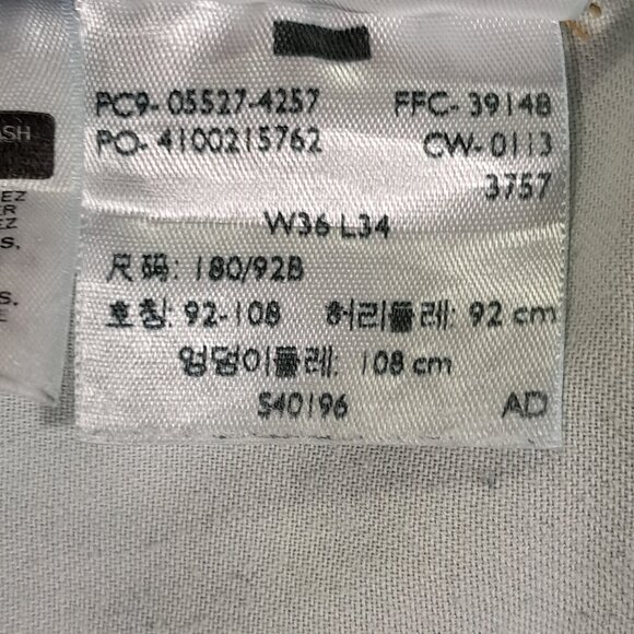 Levis 527 Jeans Mens 35x32, Tag 36x34 Boot Cut Whiskers Blue Denim Western - Picture 11 of 14